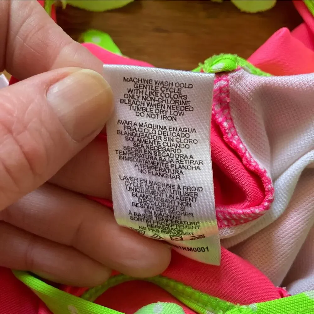 Wippette Pink Pinneaple Swimsuit, Size 12M